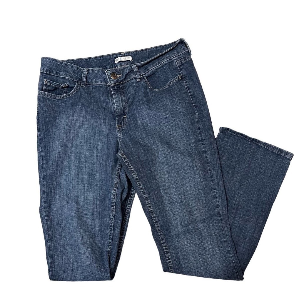 Lee Riders Womens Mid-Rise Bootcut Jeans Size 14 L Medium Blue Wash Like New